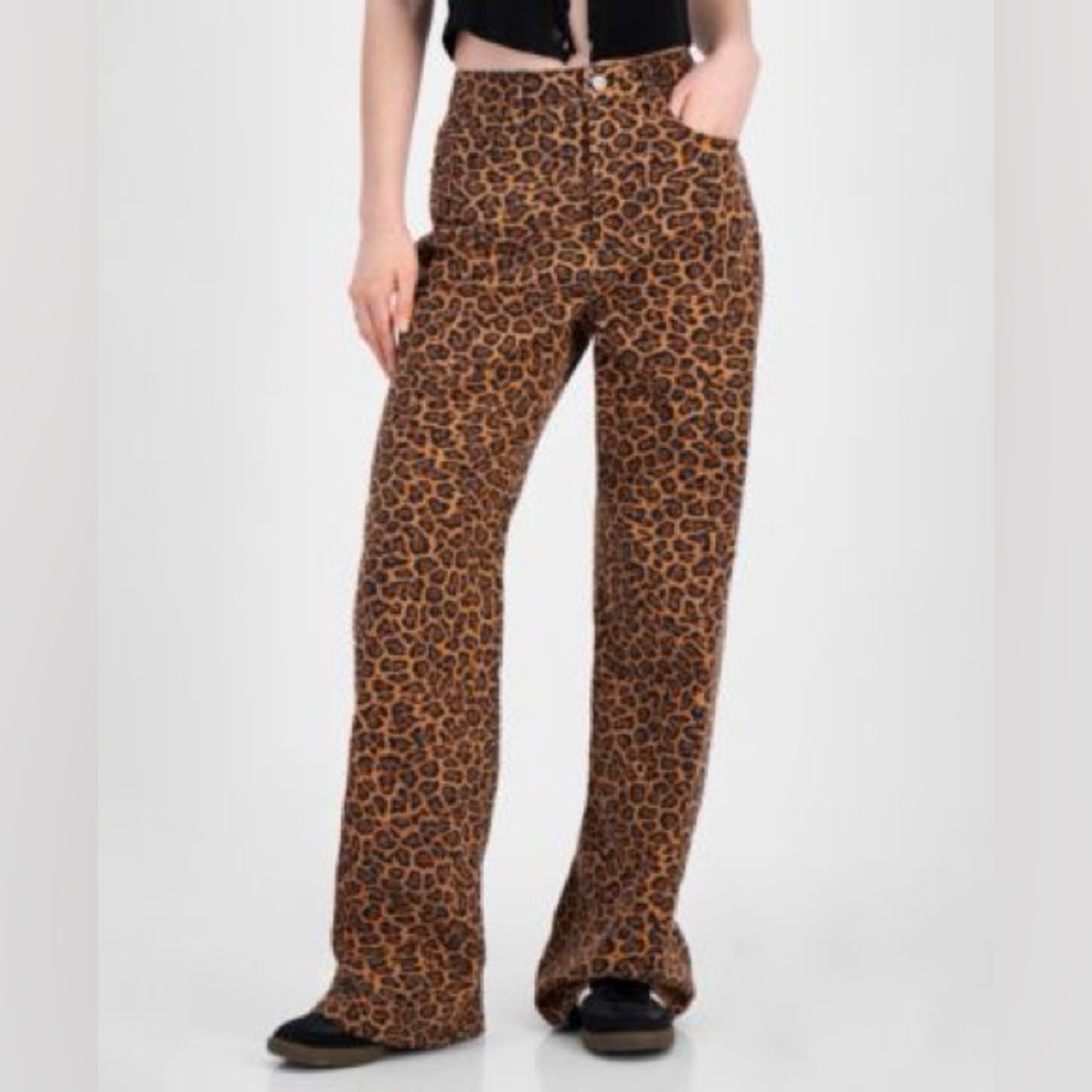 Tinseltown Leopard Wide Leg Pant Size 10/11